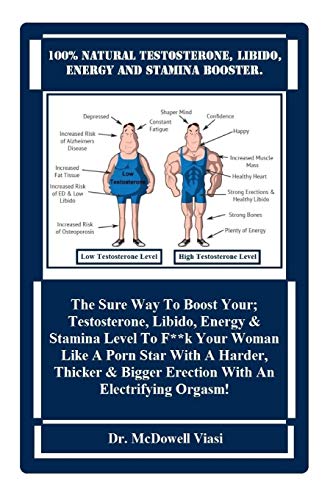 100% Natural Testosterone, Libido, Energy And Stamina Booster.: The Sure Way To Boost Your; Testosterone, Libido, Energy & Stamina Level To F**k Your ... Bigger Erection With An Electrifying Orgasm!