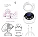 Vakey Electric Breast Pump,Comfort Breastfeeding Breast Pump Milk Pump, Single Baby Breast Pump for Travel USB Charging 9 Levels Massage Suction HD LED Display