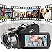 Video Camera Camcorder,ACTITOP 1080P FHD Camcorder 24.0MP 16X Digital Zoom Vlogging Camera for YouTube with Microphone, Remote Controller and 2 Batteries