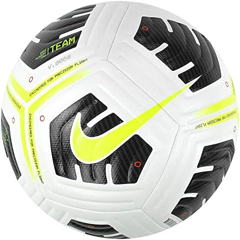 Nike Unisex's NK Academy - Team Recreational Soccer Ball, White/Black