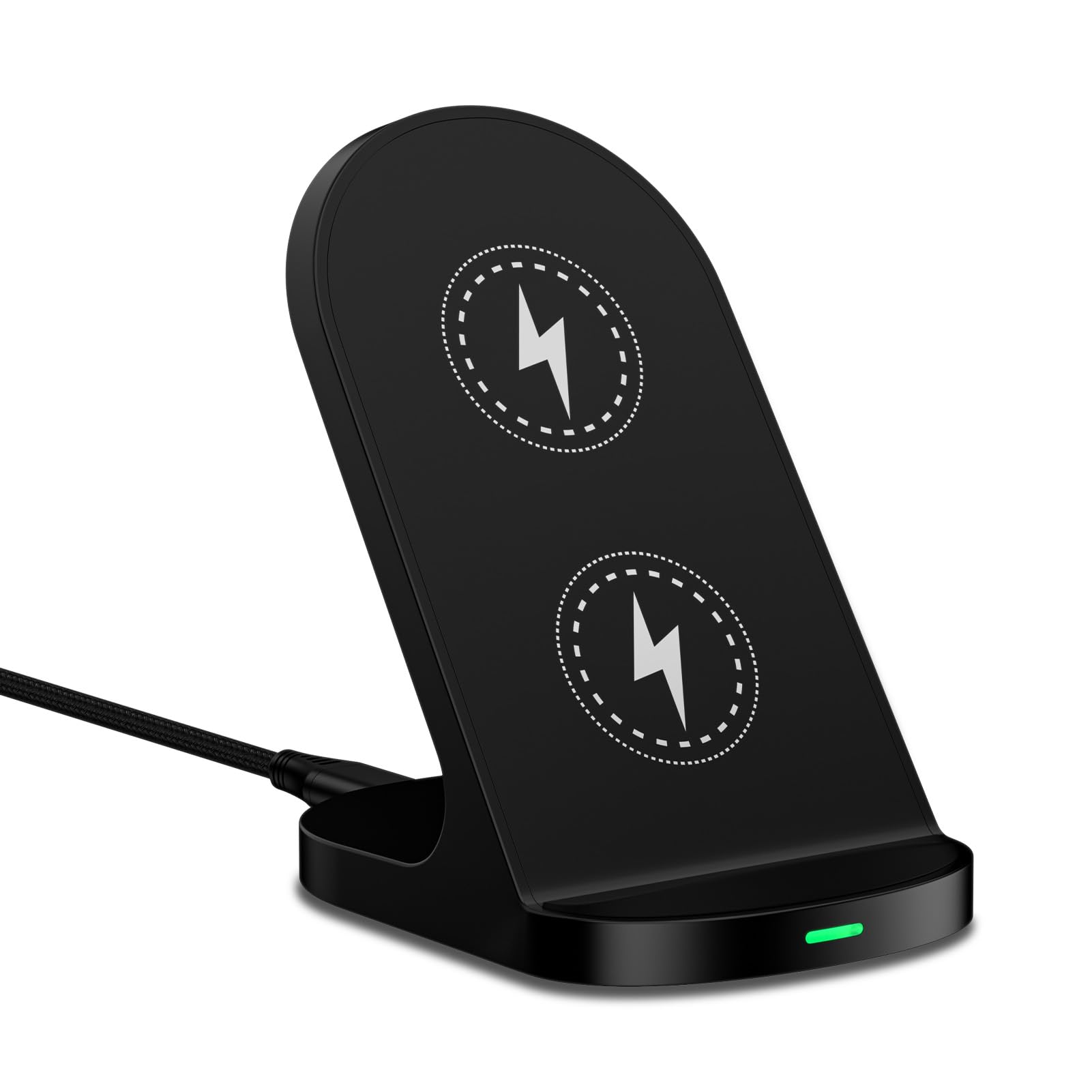 Photo 1 of 15W Fast Wireless Charger Phone Charging Stand for Google Pixel 10 Pro XL/9/8a/8 Pro/7a/7,Android Phone Wireless Charging Station Charger for Samsung Z Fold 7/6/5/Z Flip 7/6/S24 Ultra/S23/S22/S21/S20