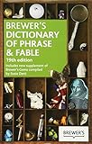 Brewer's Dictionary of Phrase and Fable 19th Edition