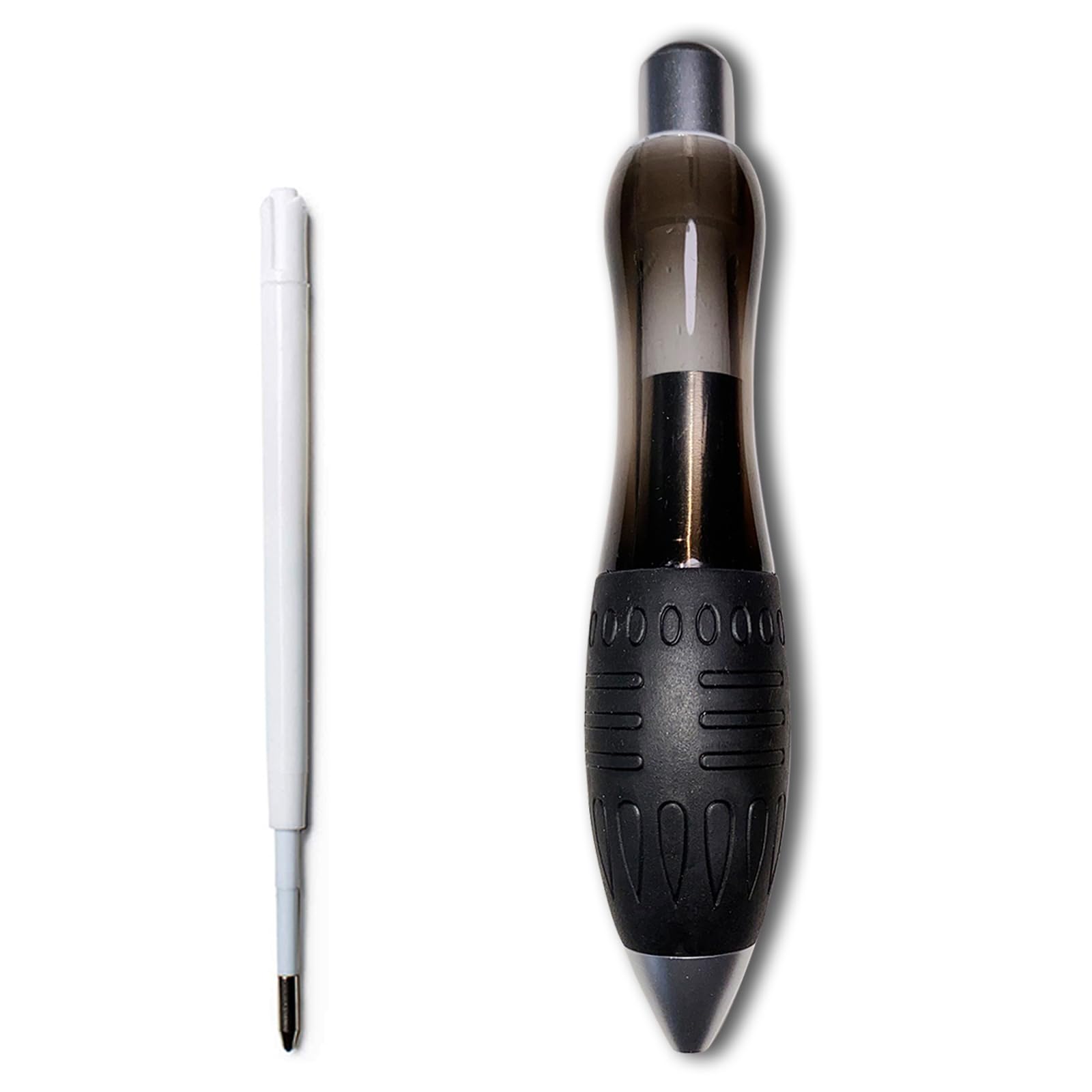 Photo 1 of lyforx ? ?? Fat ????? ???????? Pens for Arthritis Hands, Parkinson's, Carpal Tunnel, Hand Tremors Wide Grip, Thick Barrel, Easy to Hold Black