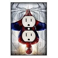 Spiderman Decorative Outlet/Duplex Light Switch Plate Cover