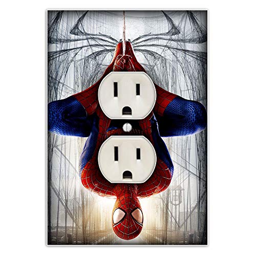 Spiderman Decorative Outlet/Duplex Light Switch Plate Cover