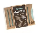 Boveda Cedar Wooden Holder for (2) Humidity Control Packs. Mounts Easily to Any Humidor or Container with Magnetic Mounting Kit (Included), Holds (2) 67g or 60g