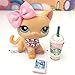 Littlest Pet Shop Accessories LPS Lot Bow Starbucks Necklace Phone CAT NOT INCLUDED
