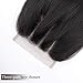 Forevery Hair Lace Closure 4x4 Straight Wave Brazilian Virgin Human Hair Extensions Three Part Lace Closure(10
