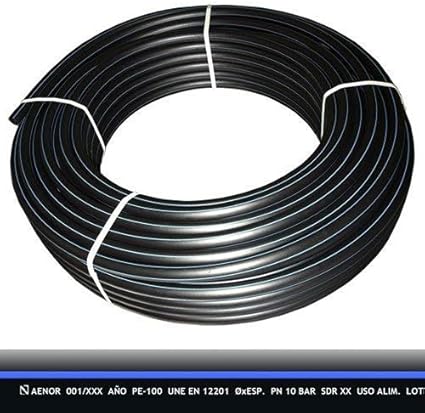 Suinga Pe Rohr 20 Mm X 100 Meter Pe Hd Rohr 16 Bar Wasserrohr Wasser Leitung Kunststoffrohr Bewasserung Wasser Rohre Schwarz Amazon De Garten