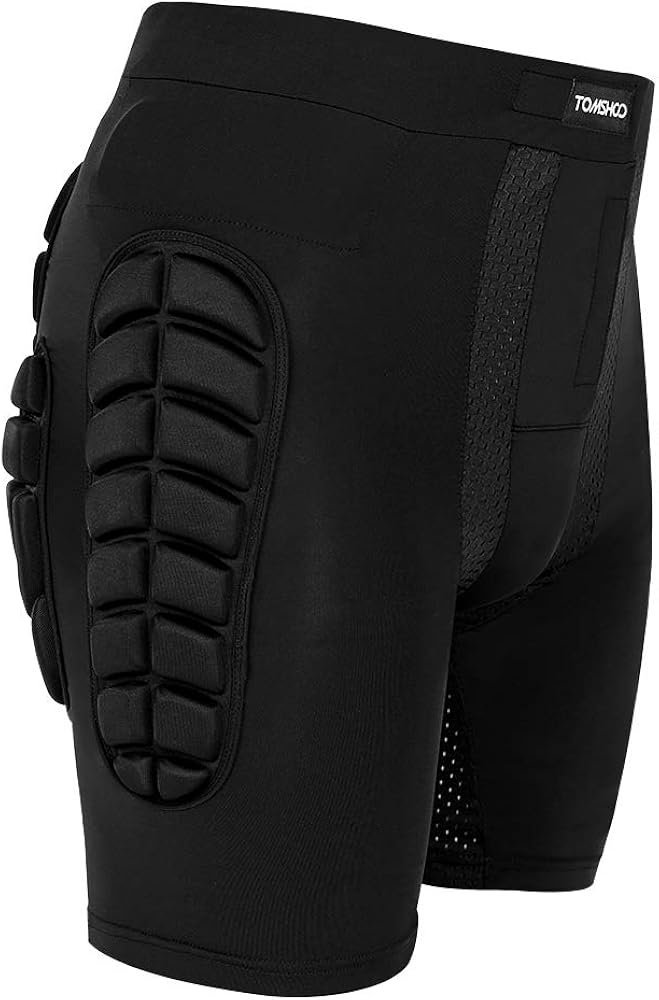 TOMSHOO Hip Protection Pads Shorts Upgrade Hip Pads 3D EVA Hip Protection Pad: Clothing