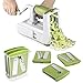 5-Blade Spiralizer - ALISKID Vegetable Spiralizer Slicer Shredder Veggie Grater Cutter with Powerful Suction Base