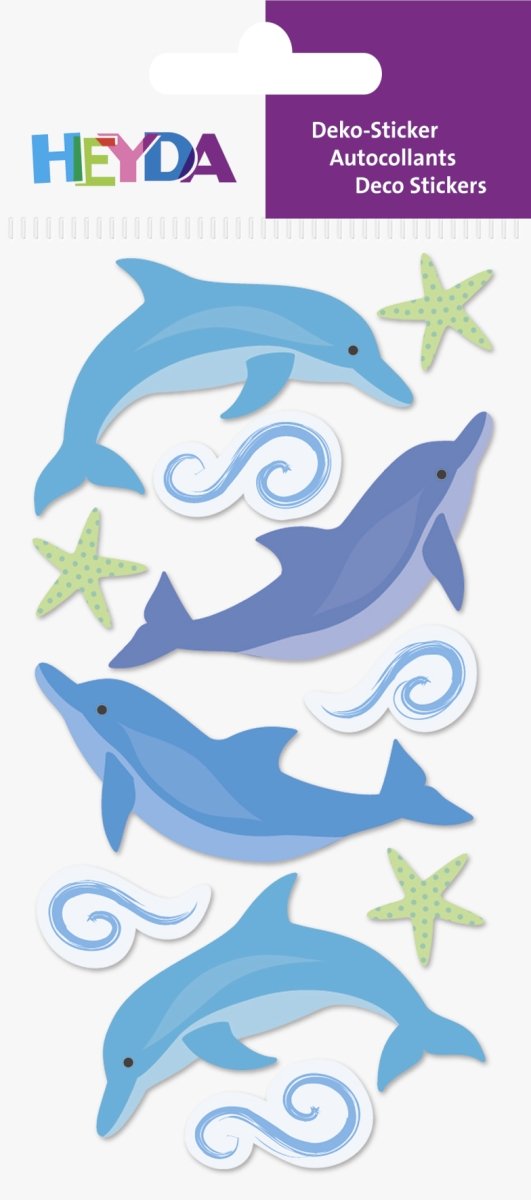 Heyda 203780608 Stick-on Blend, Motif: Dolphins