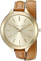 Michael Kors Slim Runway MK2256 Women's Wrist Watches, Gold Dial