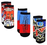Power Rangers Megaforce Boys 3 pack Sublimation Socks (Little Kid/Big Kid)