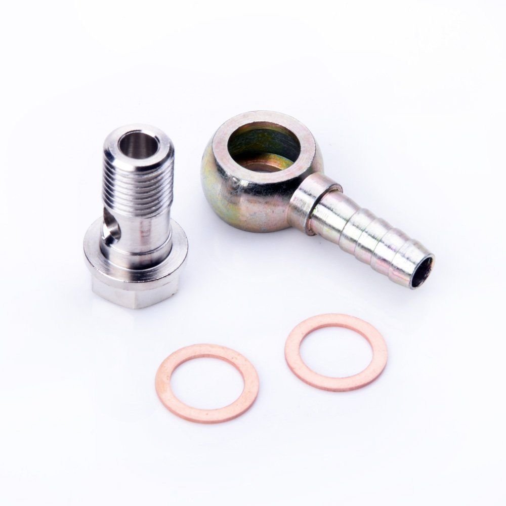 Kinugawa Turbocharger Water Coolant Banjo Fitting M14x1.5 To 3/8" Hose