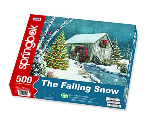 Springbok Puzzles The Falling Snow Jigsaw Puzzle (500 Piece)