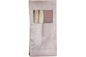 1Pair of Interchangeable Wood Circular Knitting Needle Set with 80cm Cable for Knitting 4 Option 15mm 18mm 20mm 25mm Large Si