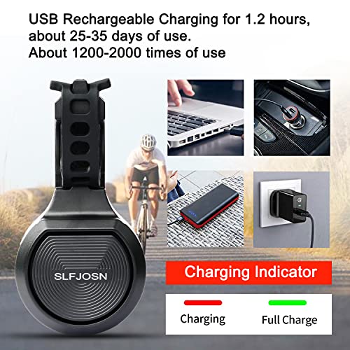SLFJOSN Super Electric Bike Horn，Adjustable 80130dB Bicycle Electric