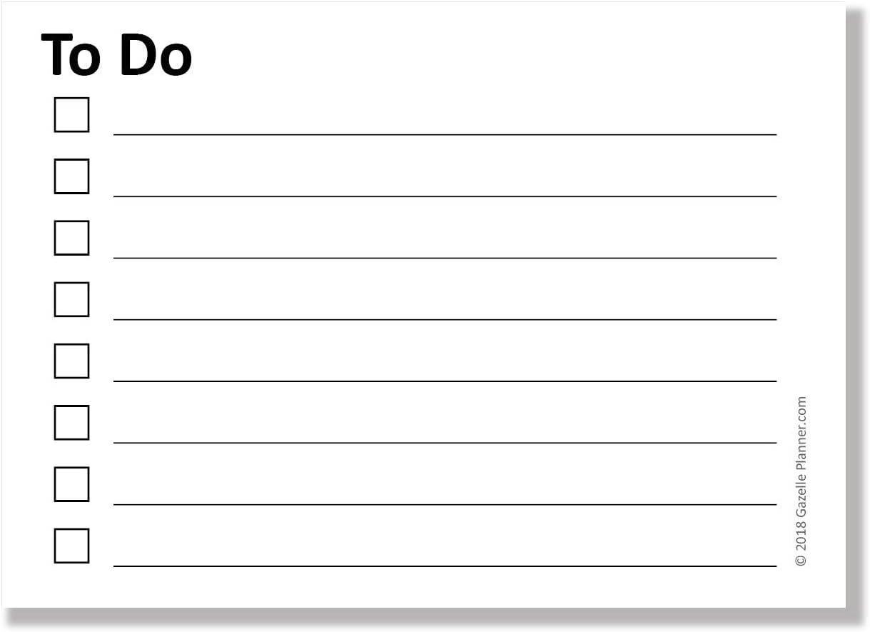 Sticky Notes with toDo List Planner & Checklist with
