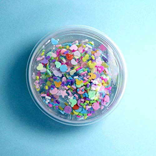 Insaneness Xmas Toy-Non-Toxic Clear Slime Cute Candy Fimo Kids Relief Stress Toys (Multicolor)