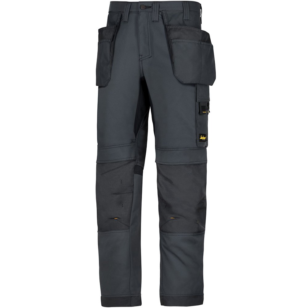 Snickers 62015858050 Size 50 "Allroundwork" Work Trousers with Holster Pockets - Steel Grey
