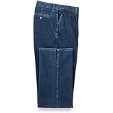 Paul Fredrick Men's Denim Pleated Pants