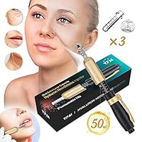 BIXINYAAN Hyaluron Injection Pen,Automatic for Facial Injection Hyaluronic Acid Wrinkle Anti-Aging Pigment Acne Removal Face Rejuvenation Pen 3Ampoule Head