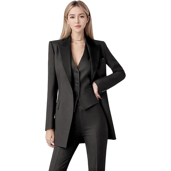 Tres Piezas Amazon Trajes De Fiesta Mujer Chaquetas Fiesta Mujer