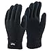 Thinsulate Mens 3m Black Thermal Lined Winter Gloves Medium/Large