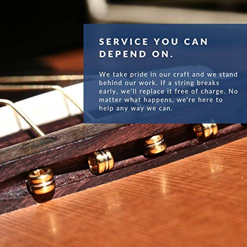 Stringjoy BB1152 Brights 80/20 Bronze Acoustic Guitar Strings, (Super