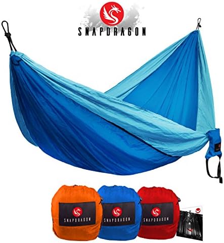 DoubleRest Hammock by Snapdragon Outfitters - Like an eagle in a nest, find your best rest in our NEW for 2016 parachute hammock