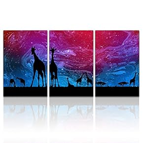 signwin 3 Piece Canvas Wall Art Beautiful Scenery...