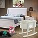 Baby Bassinet Cradle Includes Gentle Rocking Feature, Great for Newborns and Infants Safe Mattress Includes Wheels for Easy Movement High End Washable Fabric Lightweight (Sand)