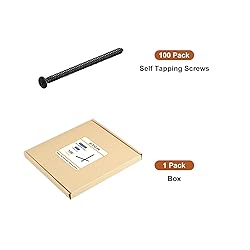 DTGN 100Pcs #10x3-1/2" Flat Head Wood Screws, 304