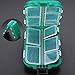 Yosoo Small 10 Compartments Waterproof Hard Fishing Tackle Box Case, Hooks Lure Baits Storage Box