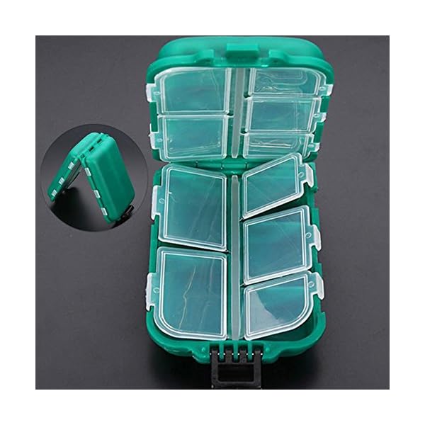 Yosoo-Small-10-Compartments-Waterproof-Hard-Fishing-Tackle-Box-Case-Hooks-Lure-Baits-Storage-Box