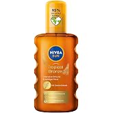 Nivea Sun Body Oil Spray with Jojoba Oil and Vitamin E Lightweight Skin Care Formula 200 ml / 6.76 fl oz Fine Mist Spray for Everyday Use