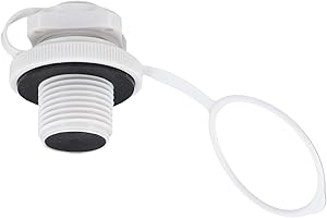 2.2 Cm Screw-in Inflation Valve Cap for Kayaks Inflatable Boats Air Beds Canoes Pool Rafts – Plastic Replacement Cap Having 0