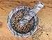 RSVP International RSVP Marble Mortar and Pestle, Grey ,Gray ,8-oz.