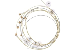 EXCEART 16 Lyre Harp String Replacements Musical Accessories for Lyre Harp Harpsichord Dulcimer Zither Stringed Instrument