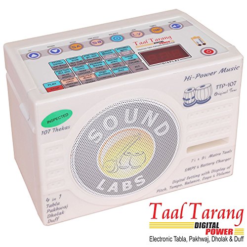 Taal Tarang POWER Electronic Tabla by Sound Labs- With Bag, Manual (PDI-HC)