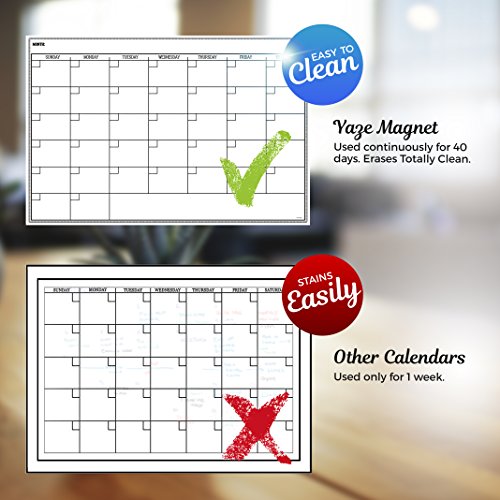 3 Wall+Calendar+Whiteboard+Stain+Resistant+Charting