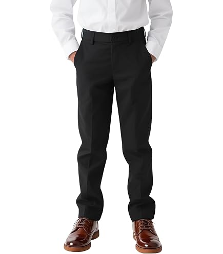 Black Dress Pants for Boys - Baby Boy Dress Pants - Toddler Boy Dress Pants