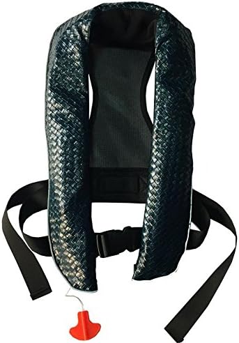 Eyson Inflatable Life Jacket Inflatable Life Vest Deluxe Leather PFD Automatic