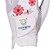 PaYaPa in NEW YORK, GH Women's Leather Golf Gloves One Pair (Flower Printed Both Hands)
