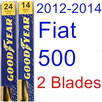 Amazon Com Set Of 2 Windshield Wiper Blades For Fiat 500