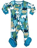 DinoDee Footed Cotton Sleeper Bear 12-18 M