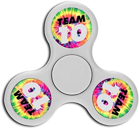 Triangle Tie Dye Jake Team 10 Paul High-speed Finger Fidget Spinners Toy for ADD, ADHD, Anxiety, Adult & Children