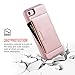 ZVE Wallet Case for Apple iPhone SE 2020, iPhone 8 and iPhone 7, 4.7 inch, Slim Leather Wallet Case with Credit Card Holder Slot Pocket Protective Case Cover for Apple iPhone 7/8/SE 2020- Rose Gold
