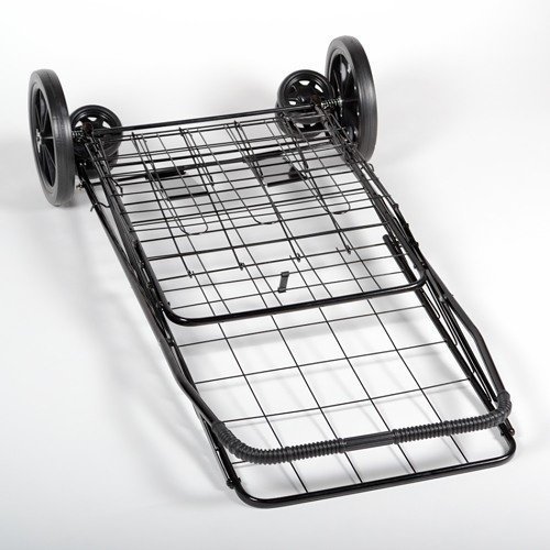 MOD Complete MDC77037 Double Basket Flat Folding Shopping Cart with